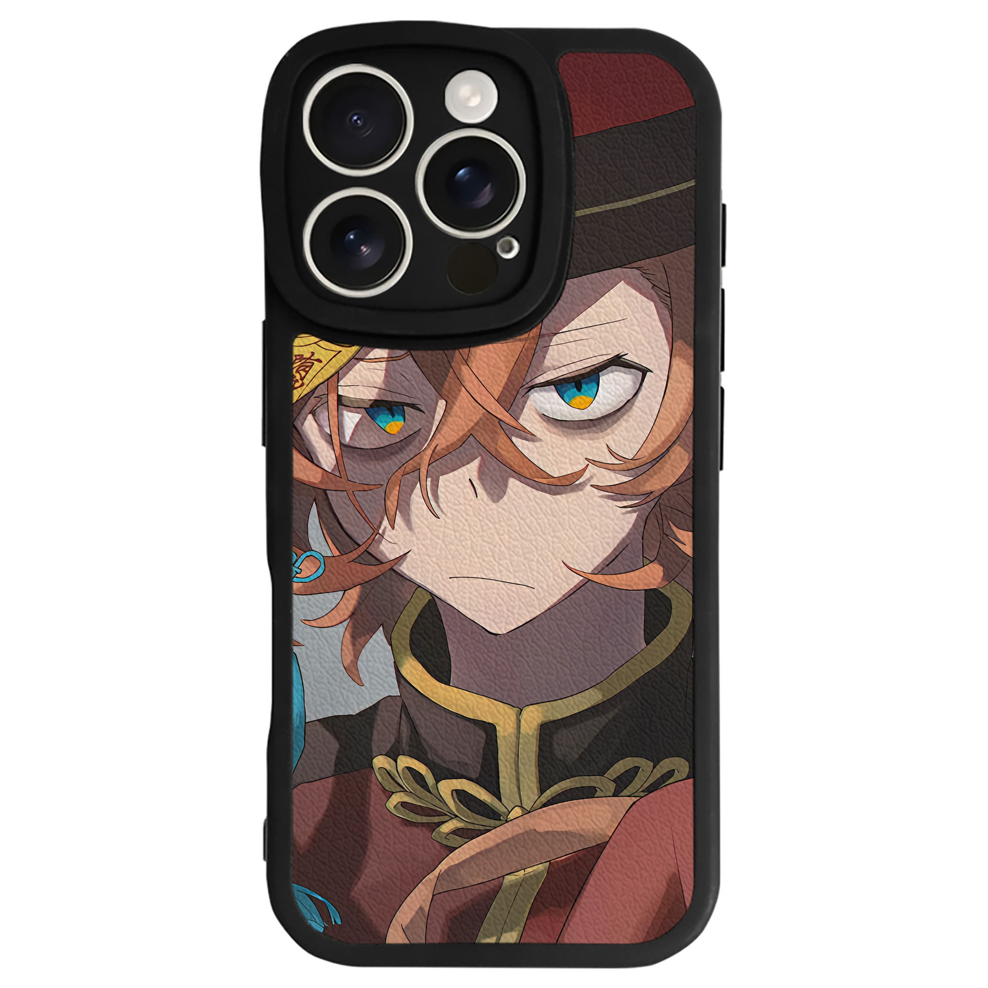 （画像用） 文豪ストレイドッグス Bungo Stray Dogs 【iPhone 16シリーズ対応】シリコンスマホケース（レザー調） 材質：シリコン